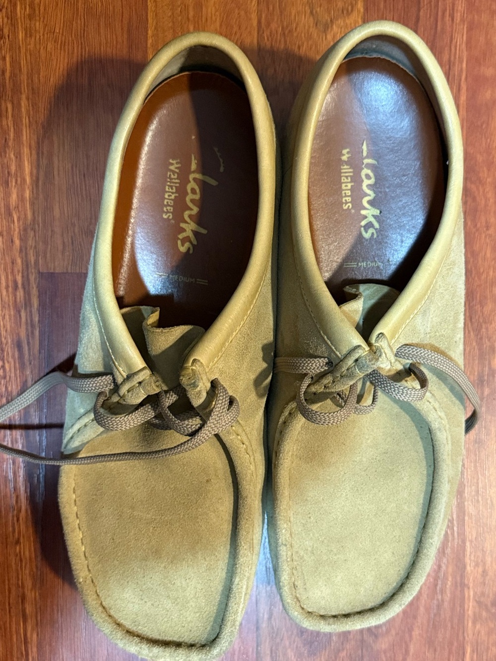 Clarks Originals Wallabee Maple Suede Crepe Sole Shoes US 12M